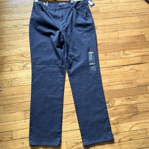 Gloria Vanderbilt Amanda Stormy Clouds Pants 14